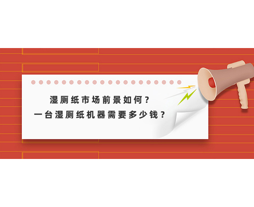 濕廁紙市場前景如何？一臺(tái)濕廁紙機(jī)器需要多少錢？