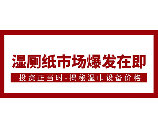 濕廁紙市場爆發(fā)在即，投資正當(dāng)時-揭秘濕巾設(shè)備價(jià)格